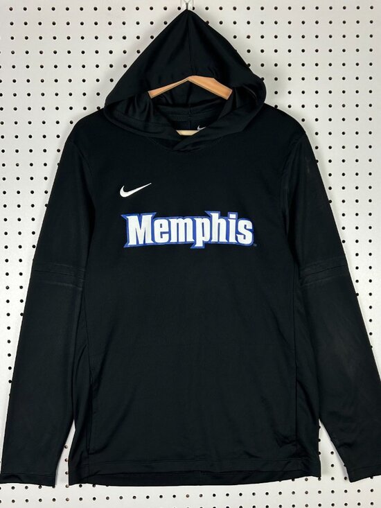 Nike Other - Nike Memphis Tigers Hoodie Medium Black Basketball Team Issued Penny Hardaway PE
